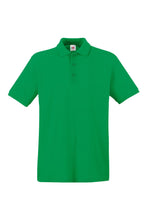 Load image into Gallery viewer, Premium Mens Short Sleeve Polo Shirt - Kelly Green
