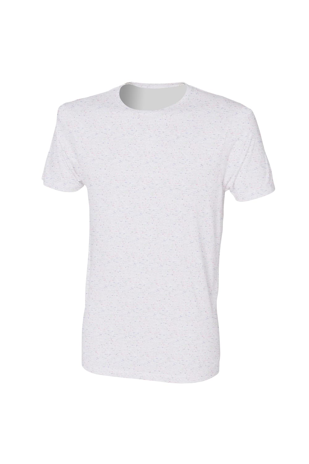 Skinni Fit Mens Fleck T-Shirt (White)