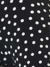 Load image into Gallery viewer, Sweetheart Wrap A-Line Dress in Marshmallow Confetti Dot