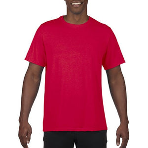 Gildan Mens Performance Core Short Sleeve T-Shirt (Sport Scarlet Red)