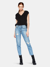 Load image into Gallery viewer, Eve Slim Straight Crop Jeans In Riverside