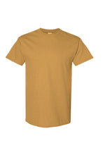 Load image into Gallery viewer, Gildan Mens Heavy Cotton Short Sleeve T-Shirt (Pack of 5) (Old Gold)