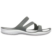 Load image into Gallery viewer, Womens/Ladies Swiftwater Slip On Sandals (Smoke/White)