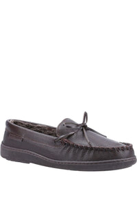 Hush Puppies Mens Ace Leather Slippers