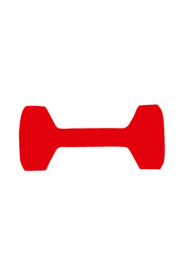 Clix Dog Training Dumbbell Toy (Red) (S)