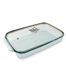 Load image into Gallery viewer, Shell Lid with Pyrex 3 quart Baking Dish