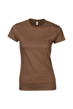 Load image into Gallery viewer, Gildan Ladies Soft Style Short Sleeve T-Shirt (Chestnut)