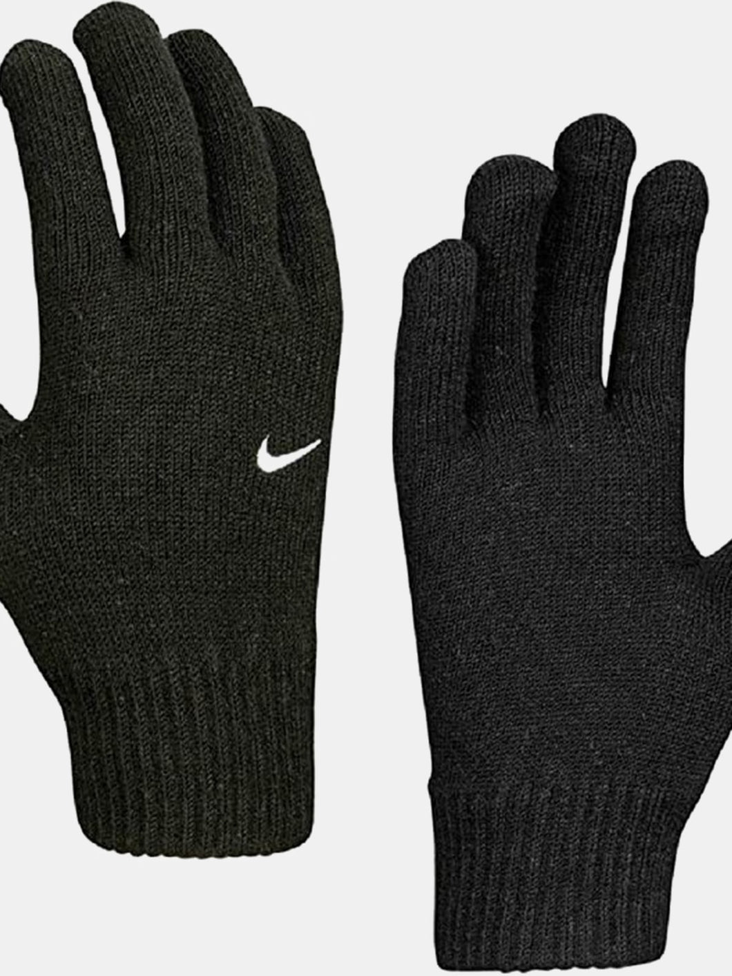 Childrens/Kids Knitted Swoosh Winter Gloves