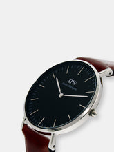 Load image into Gallery viewer, Daniel Wellington Women&#39;s Classic St. Mawes DW00100142 Silver Leather Japanese Quartz Fashion Watch