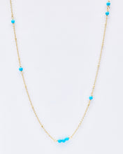 Load image into Gallery viewer, Maya Turquoise Ball Chain Necklace