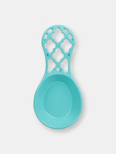 Load image into Gallery viewer, Lattice Collection Cast Iron Spoon Rest, Turquoise