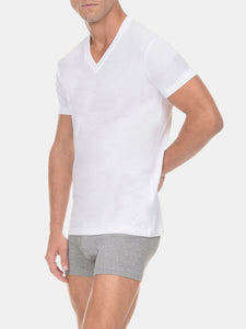 Pima Cotton V-Neck T-Shirt