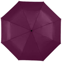 Load image into Gallery viewer, Bullet 21.5in Alex 3-Section Auto Open And Close Umbrella (Pack of 2) (Purple) (One Size)