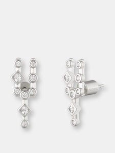 Céleste Cluster Stud Earrings