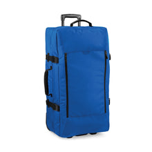 Load image into Gallery viewer, Bagbase Escape Dual-Layer Large Cabin Wheelie Travel Bag/Suitcase (25 Gallons) (Sapphire Blue) (One Size)