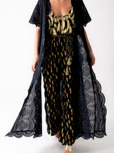 Load image into Gallery viewer, Imani Scalloped Lace Coverup Coat