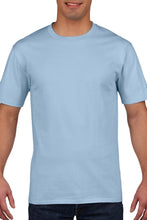 Load image into Gallery viewer, Gildan Mens Premium Cotton Ring Spun Short Sleeve T-Shirt (Light Blue)