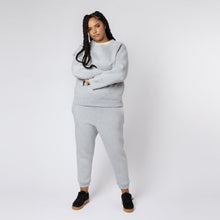Load image into Gallery viewer, Bonded Jersey Sweatpants Grey Marl