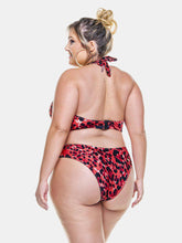 Load image into Gallery viewer, High-Cut Savana Print Bikini Bottom