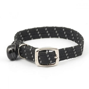 Ancol Softweave Cat Collar (Black) (One Size)