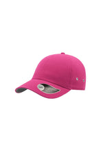 Load image into Gallery viewer, Action 6 Panel Chino Baseball Cap (Pack of 2) - Fuchsia