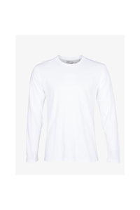 Skinnifit Mens Feel Good Long Sleeved Stretch T-Shirt (White)