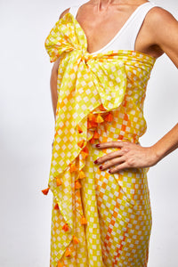 Sunshine Geo Yellow Sarong