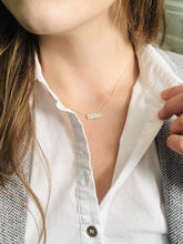 Load image into Gallery viewer, Reflection Opal Bar Necklace