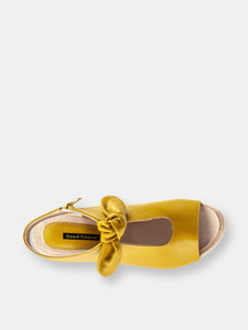 Kimora Yellow Heeled Sandals