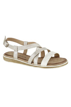 Load image into Gallery viewer, Womens/Ladies Marcella Sandals - Silver Shimmer