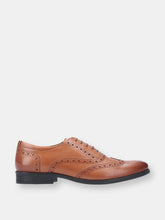 Load image into Gallery viewer, Mens Oaken Brogue Leather Shoe - Brown
