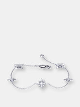 Load image into Gallery viewer, Starry Lane North Star Diamond Bracelet In Sterling Silver