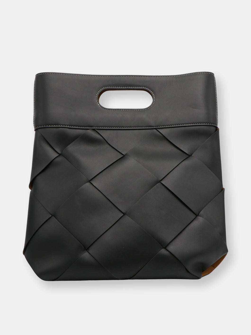 Bottega Veneta Fold Over Bag Leather Top-Handle