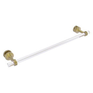 Allied Brass Pacific Beach Collection 24 Inch Shower Door Towel Bar with Dotted Accents