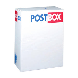 County Stationery Postage Box (Pack of 15) (White) (Medium)