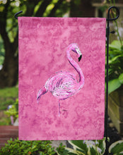 Load image into Gallery viewer, Flamingo on Pink Garden Flag 2-Sided 2-Ply