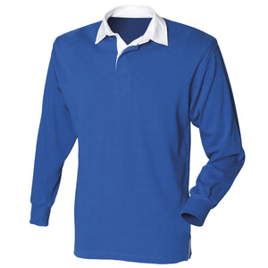 Front Row Mens Long Sleeve Sports Rugby Shirt (Royal)