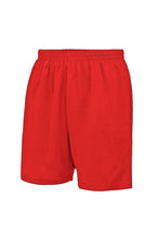 Load image into Gallery viewer, AWDis Just Cool Childrens/Kids Sport Shorts (Fire Red)