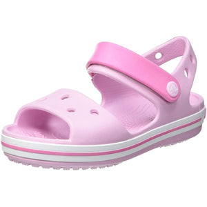 Crocs Childrens/Kids Crocband Sandals/Clogs (Baby Pink)