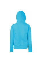 Load image into Gallery viewer, Fruit Of The Loom Ladies Lady Fit Hooded Sweatshirt / Hoodie (Azure Blue)