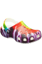 Load image into Gallery viewer, Crocs Childrens/Kids Classic Tie Dye Clogs (Multicolored)