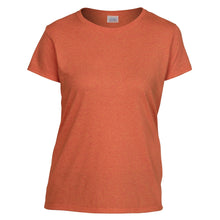 Load image into Gallery viewer, Gildan Ladies/Womens Heavy Cotton Missy Fit Short Sleeve T-Shirt (Sunset)
