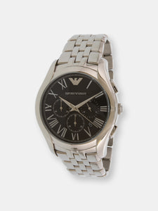 Emporio Armani Men's Classic AR1786 Silver Stainless-Steel Plated Analog Quartz Dress Watch