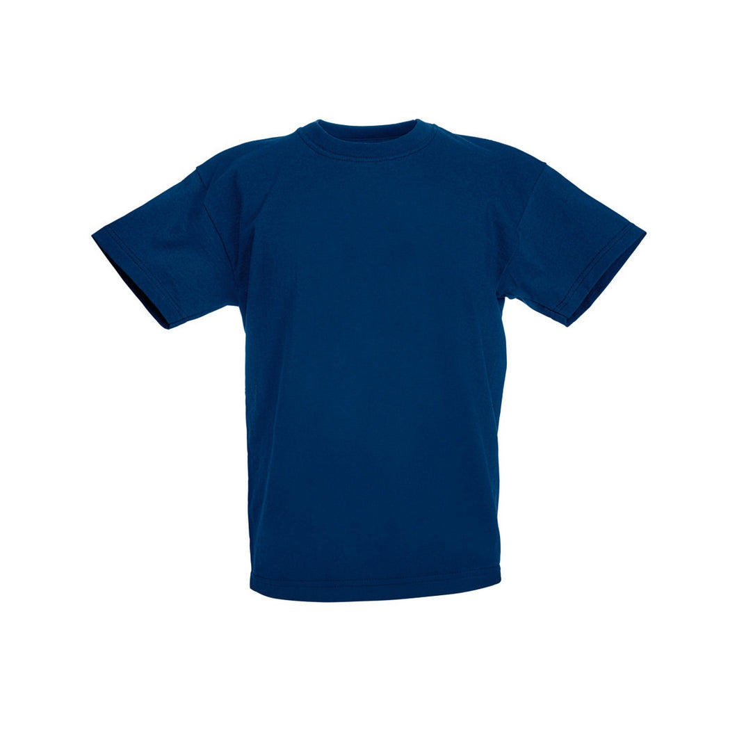 Fruit Of The Loom Childrens/Teens Original Short Sleeve T-Shirt (Navy)