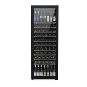 201 Bottle Black Single/Multi - Temp Wine Cabinet