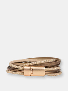 Segovia Double Wrap Leather Bracelet