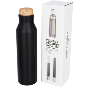 Avenue Norse Copper Vacuum Insulated Bottle With Cork (Black) (One Size)