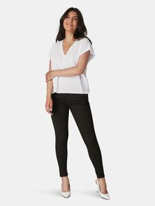 Alexa-BLK High-Rise Skinny Jeans