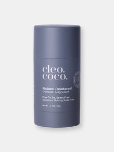 Charcoal + Magnesium Deodorant - Free To Be, Scent Free