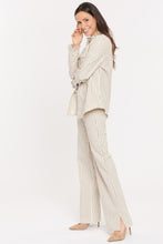 Load image into Gallery viewer, Ruffle Detail Jacket - Marin Stripe